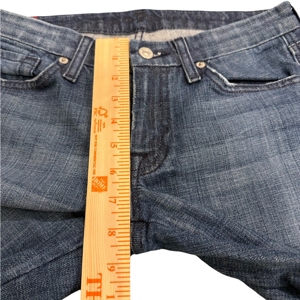 7 For All Mankind Women's Bootcut Jeans - Medium Blue Wash - Picture 6 of 7
